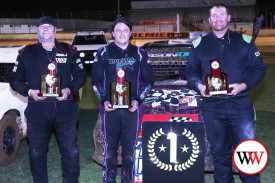 ~ Street Stock ~ 1st place Jason Duell 2nd place Mick Clark 3rd place David Barrie