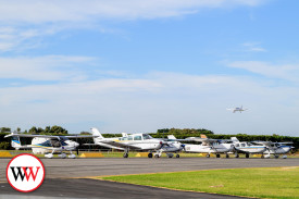A variety of aircraft, showcasing planes from both the Peninsula and Warrnambool Aero clubs.