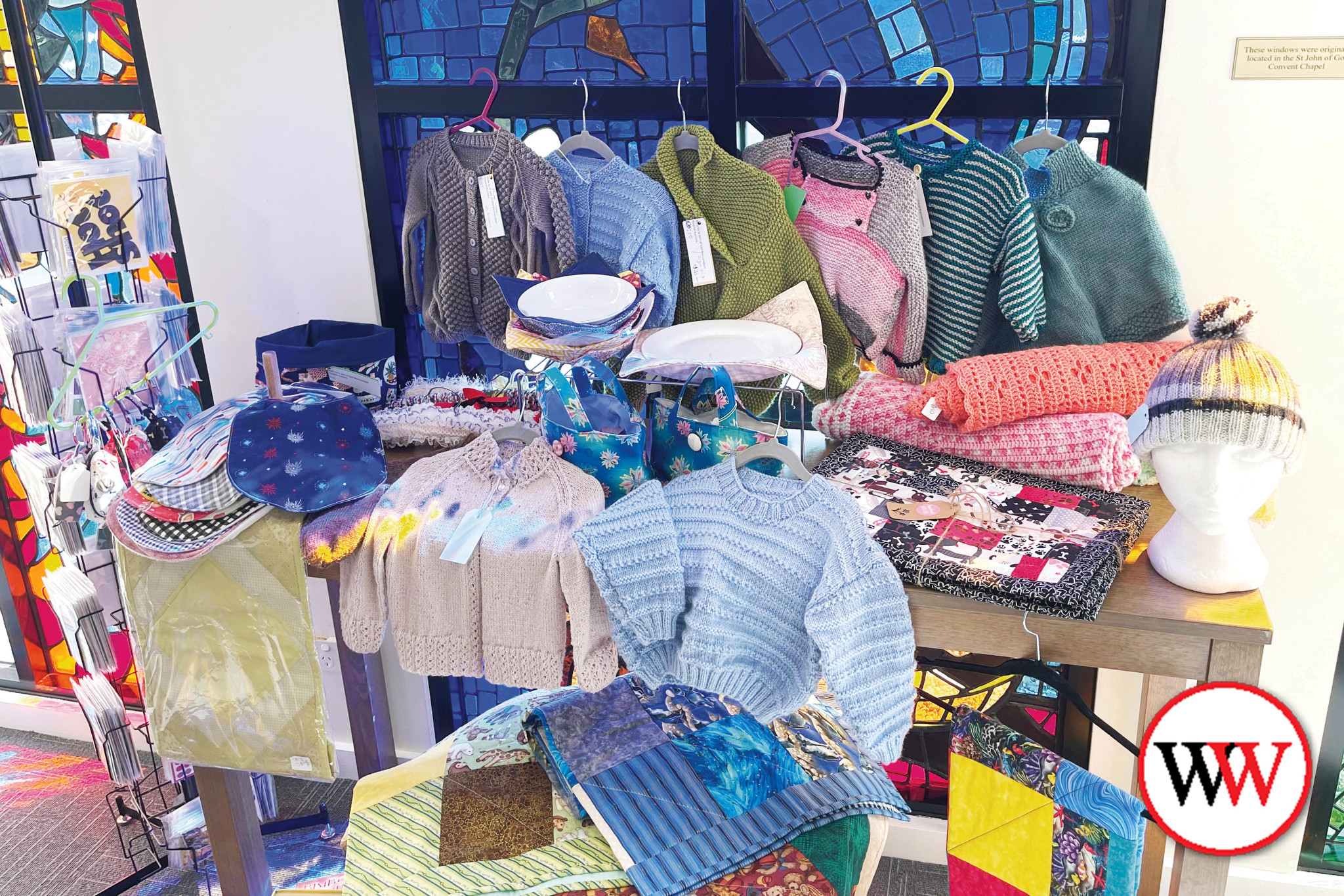 Some lovely hand-made items will be available at the market.