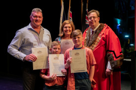 Twenty-nine residents took the pledge and became Australian citizens during a special ceremony on Tuesday night.