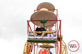 Jack and Ivy Mason had loads of fun taking in the views from the top of this ride.