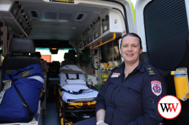 Senior team manager, paramedic Corrinne McKenna.
