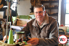 John Robinson was one of many exhibitors at Flagstaff Hill last weekend.