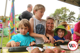 Krissy, Fletcher, Geoffrey and Xavier Walsh had a lovely day out.
