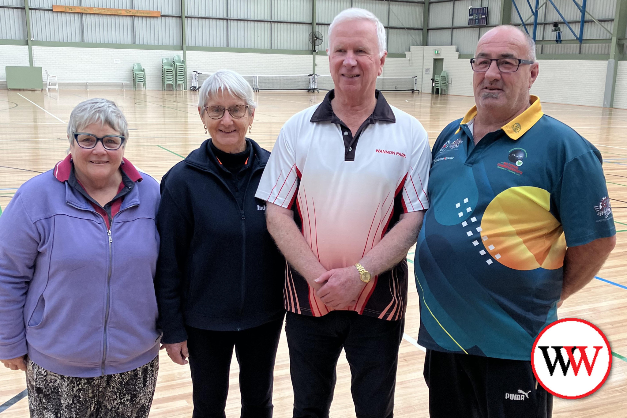 Runners-up at the association fours, Wendy Howlett, Dorothy Gleeson, Ian Lake and Brendan Keane (s).