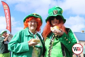 The three-day Koroit Irish Festival was an enormous success last weekend, with music, dance, a street procession and Gaelic Football all part of the fun. More than 70 per cent of the festival’s audience comes from outside the region, making the event an important one for the economy of the town, and the greater Moyne Shire. A highlight of the event was again the Australian Danny Boy Championship, which was held in front of a full house in the Koroit Theatre. The winner was 12-year-old Audrey Bresland, who stunned both the judges and the audience with her incredible performance. Koroit Irish Festival president Adele MacDonald said this year’s event exceeded expectations. “It just blows us away every year how much people love the festival,” Mrs MacDonald said. “To have so many people come into Koroit for the weekend was just amazing. “Our aim is for everyone to have so much fun and that is what happened again this year. “The happy faces over the whole three days tells the story, we are so proud of the festival and so thankful for everyone who supports it.” The weekend started with a sold-out opening night concert and continued on the Koroit main street on Saturday, with the crowds enjoying events such as the Flaming Folk, A Gathering of Green Eyes and spud picking. A big crowd backed up for day three at Victoria Park for the Gaelic Games Exhibition and novelty events including a ‘Rock The Boat’ performance. The 2026 festival will take place on the weekend of May 1-3.