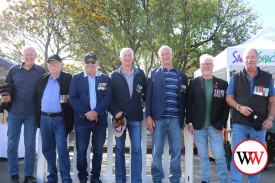 Vietnam vets John Pyke, Pete Bird, Darrell Shun, Cliff Packham, George Ritchie, Les Mankey and Neville Williams enjoyed a special reunion last weekend and also attended the Warrnambool Anzac Day service.