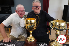 Charlie Farley with Neil Gillies.