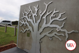 The memorial tree has room for 300 ‘tokens’, with space allowed for the construction of a second tree if needed in the future.
