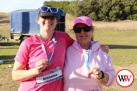 Amanda Wik and Rhiana Wik-Gamble came from Bendigo for the event.