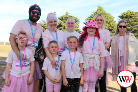 Jude Smith, Tyson Smith, Evie Smith, Annie Downie, Alyssa Watty, Emma Baker, Nat Smith and Nicole Lechner were amoung these who celebrated Mother’s Day with a special early morning walk in Warrnambool.