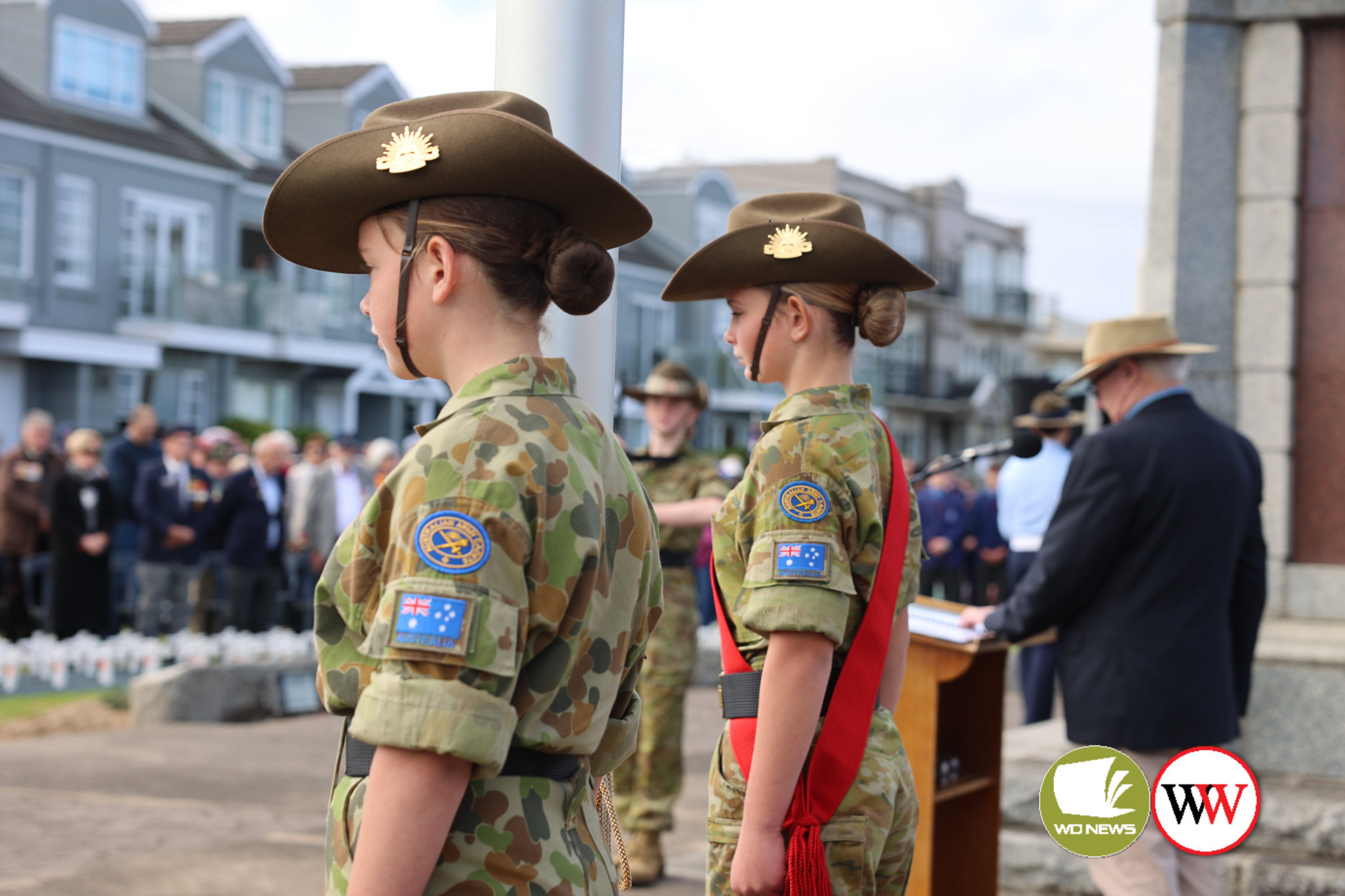 The Australian Army Cadets played their role in yesterday’s Anzac Day service in Warrnambool where the young, the old and everyone in between were united in remembrance. Hundreds gathered in Warrnambool and at various locations across the district to pay their respects to the fallen, and to those who continue to serve our nation.