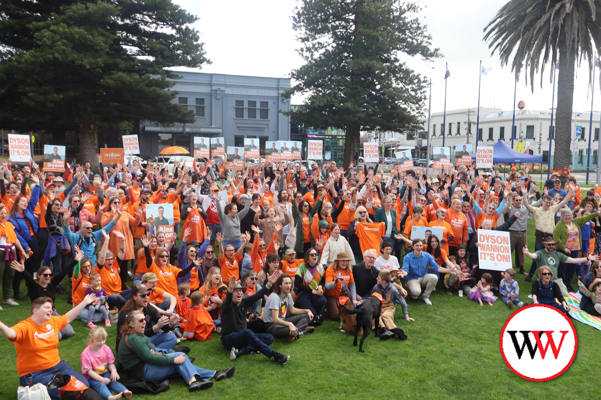 Sea of orange for Dyson - feature photo