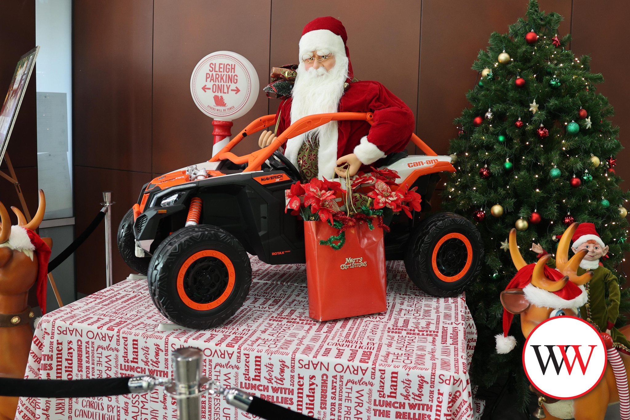 The lucky winner of the raffle will take home this children’s two-seater electric buggy (which is currently on display in the foyer of the Warrnambool hospital) just in time for Christmas.