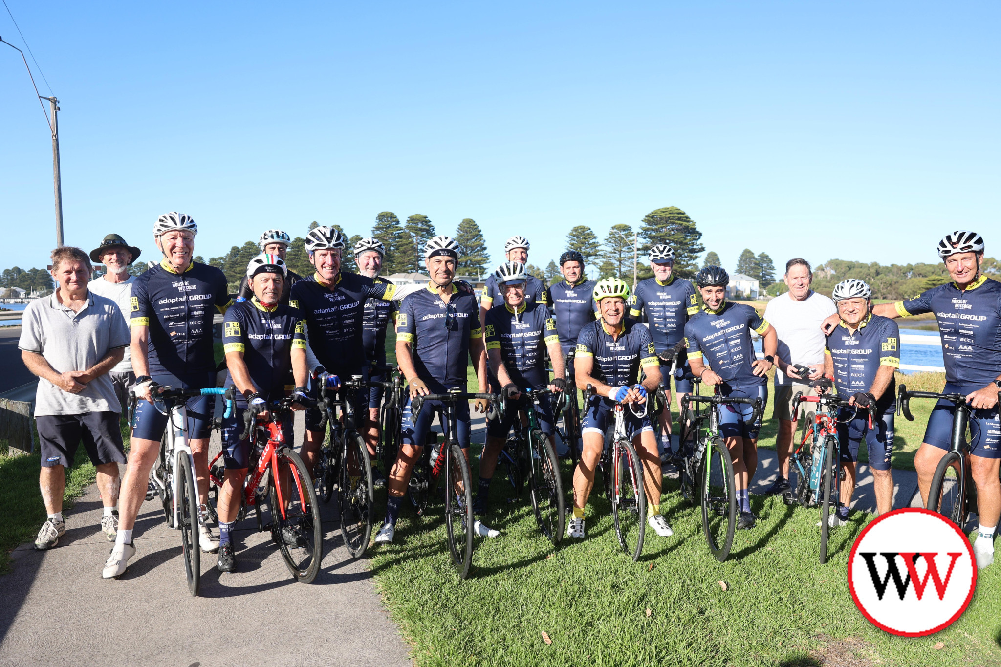 Riders left Port Fairy on Tuesday morning bound for Port Campell.