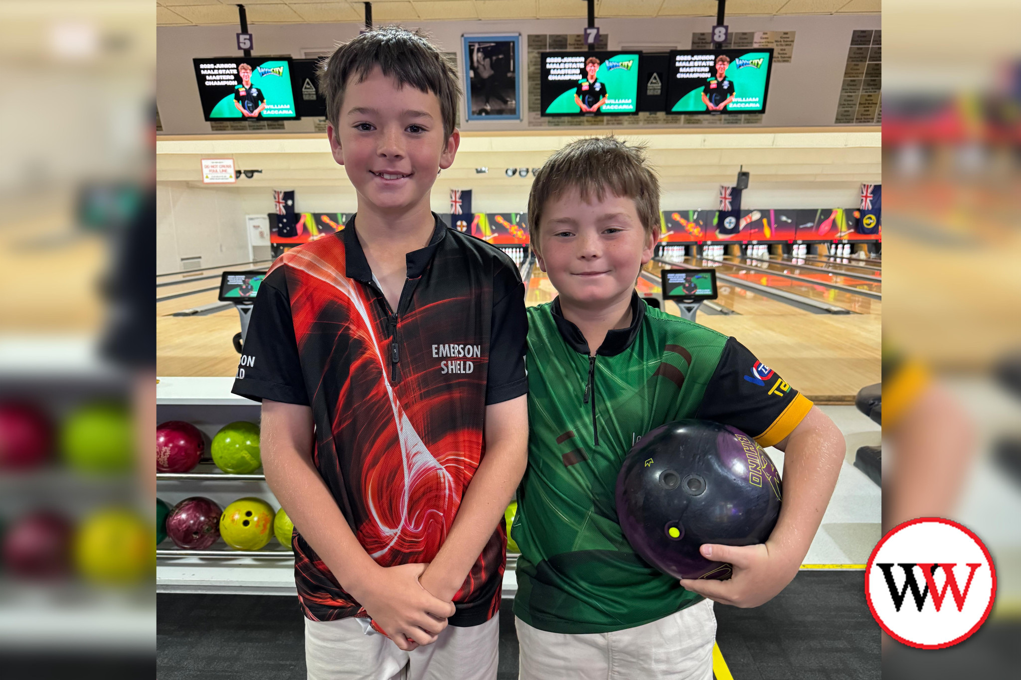 Membery brothers Declan and Logan are proving themselves fierce competitors in the bowling lanes.
