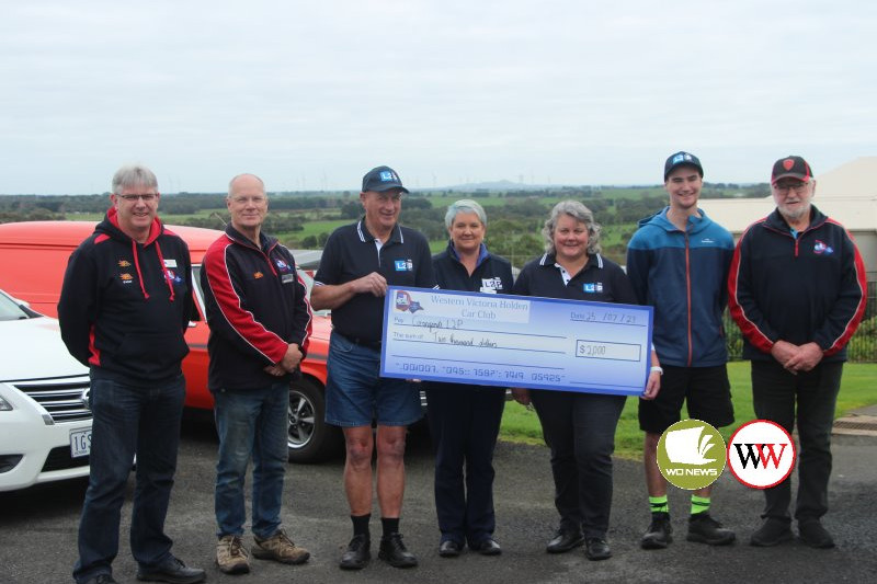 Western Victorian Holden Car Club members have raised $2000, through gold coin donations at the 11th Show ‘n Shine in March, to support disadvantaged young drivers in the region.