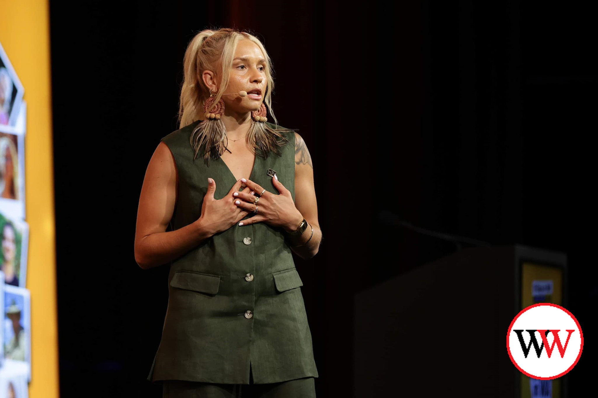 Courtney Ugle will present ’16 days of activism’ in Warrnambool today.