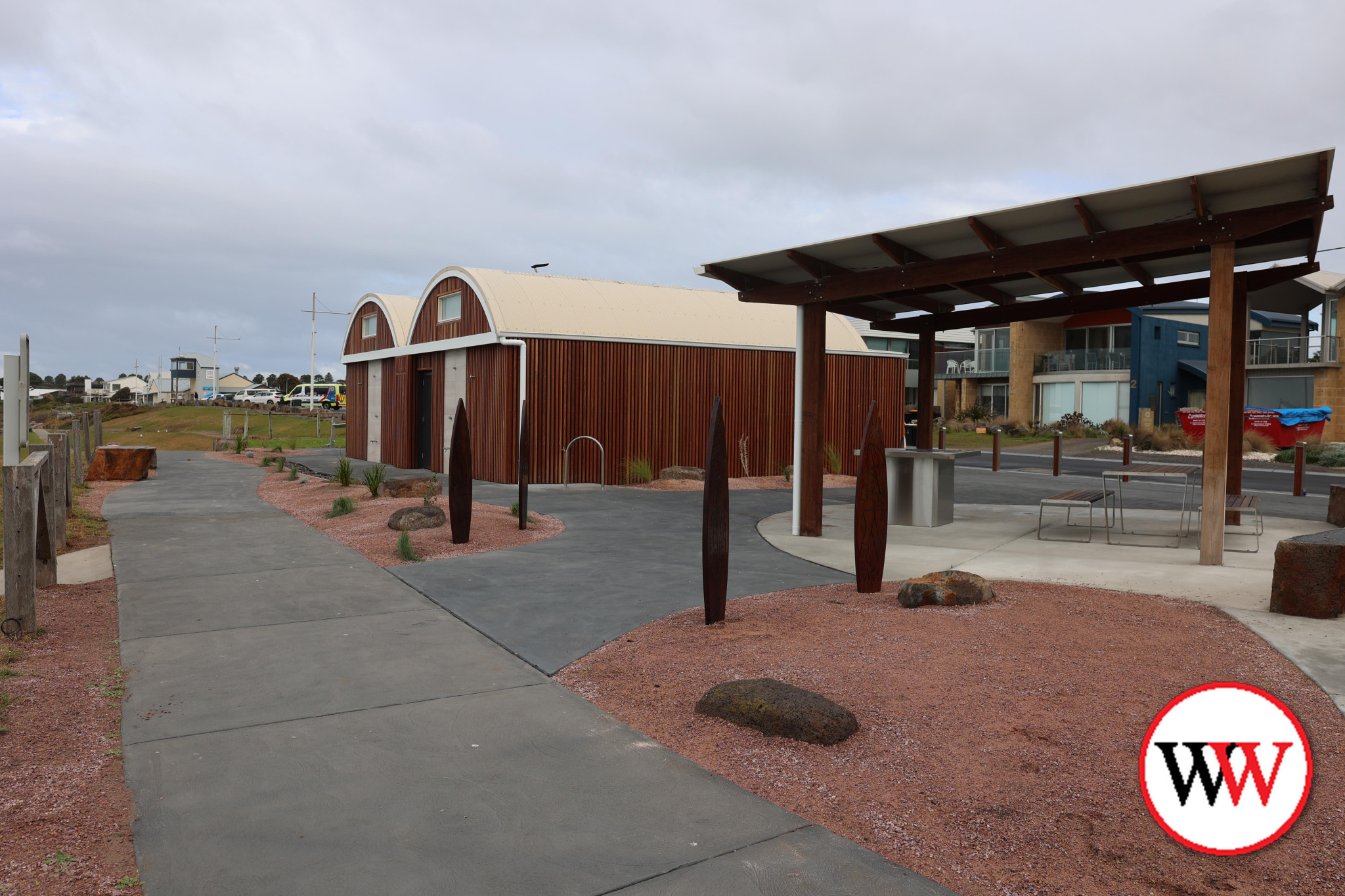 Stage one of the redevelopment project for East Beach, Port Fairy, is nearing completion with some final touches to soon be added.