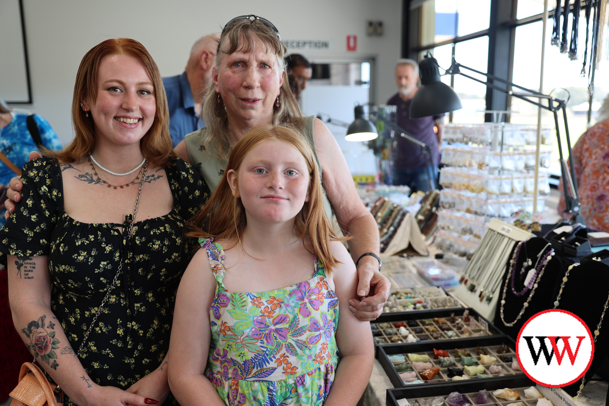 Barb Chivers with her grandchildren, Shanari and Aleira May.