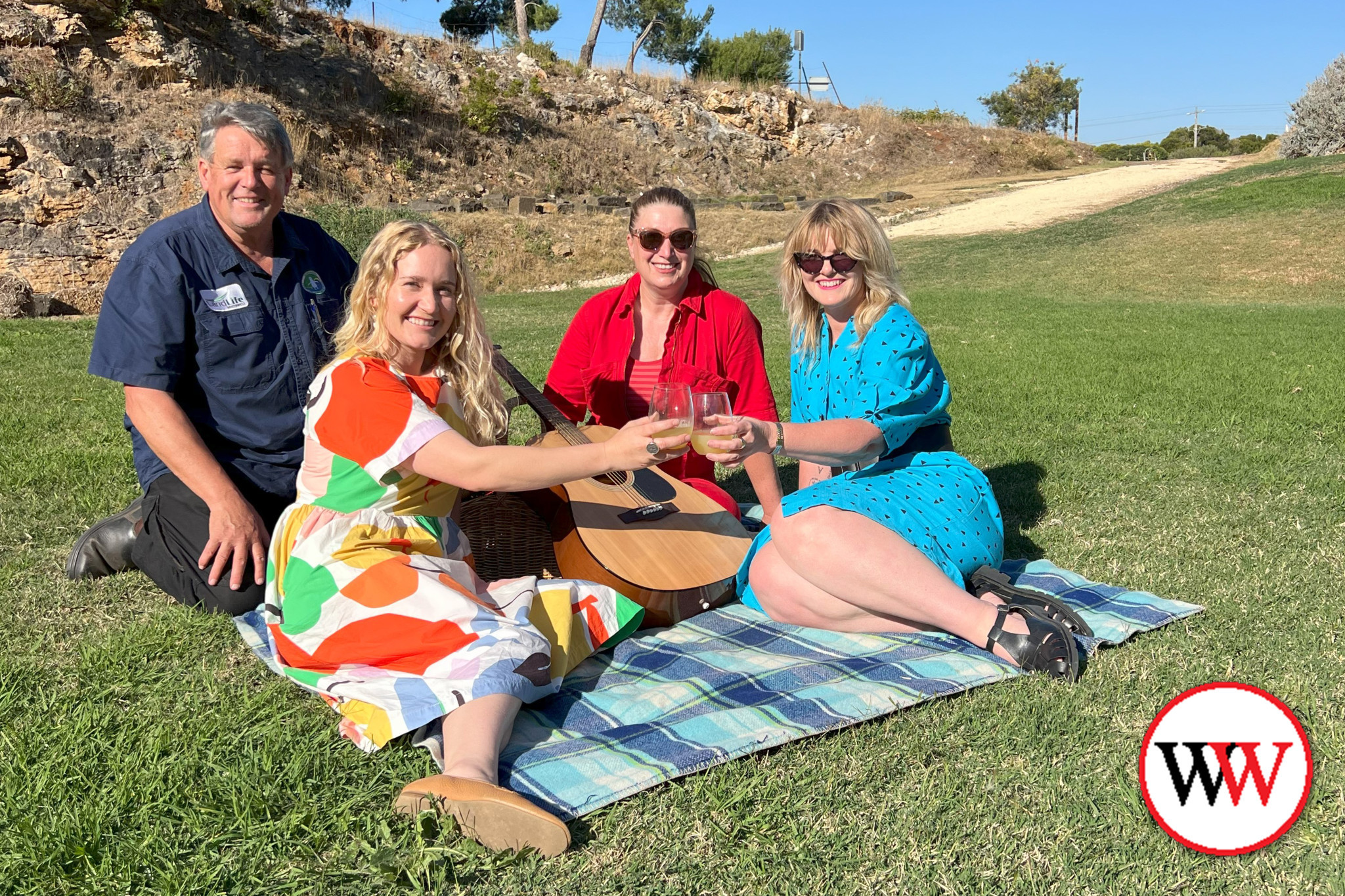 Harfest event organisers Geoff Rollinson, Courtney Mathew, Tonia Wilcox and Amy Armstrong are looking forward to this weekend’s event.