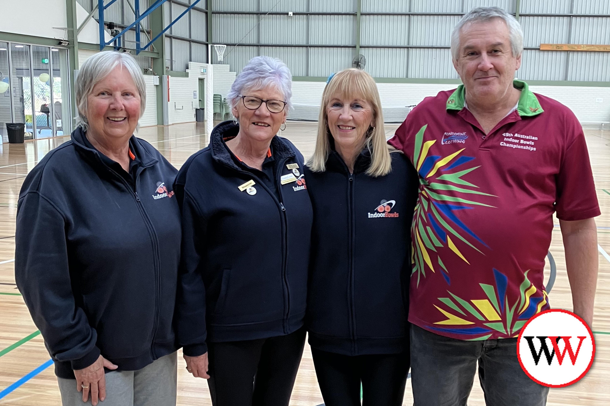 Association fours winners Ann Yates, Wendy Cook, Helen Harney and Rodney Wilson (s).