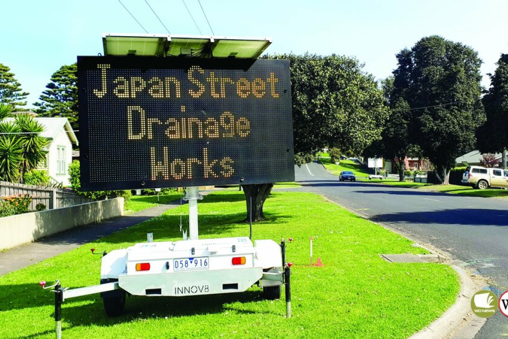 Two underground basins will be installed in Japan Street, Warrnambool, to help alleviate flooding in the area.