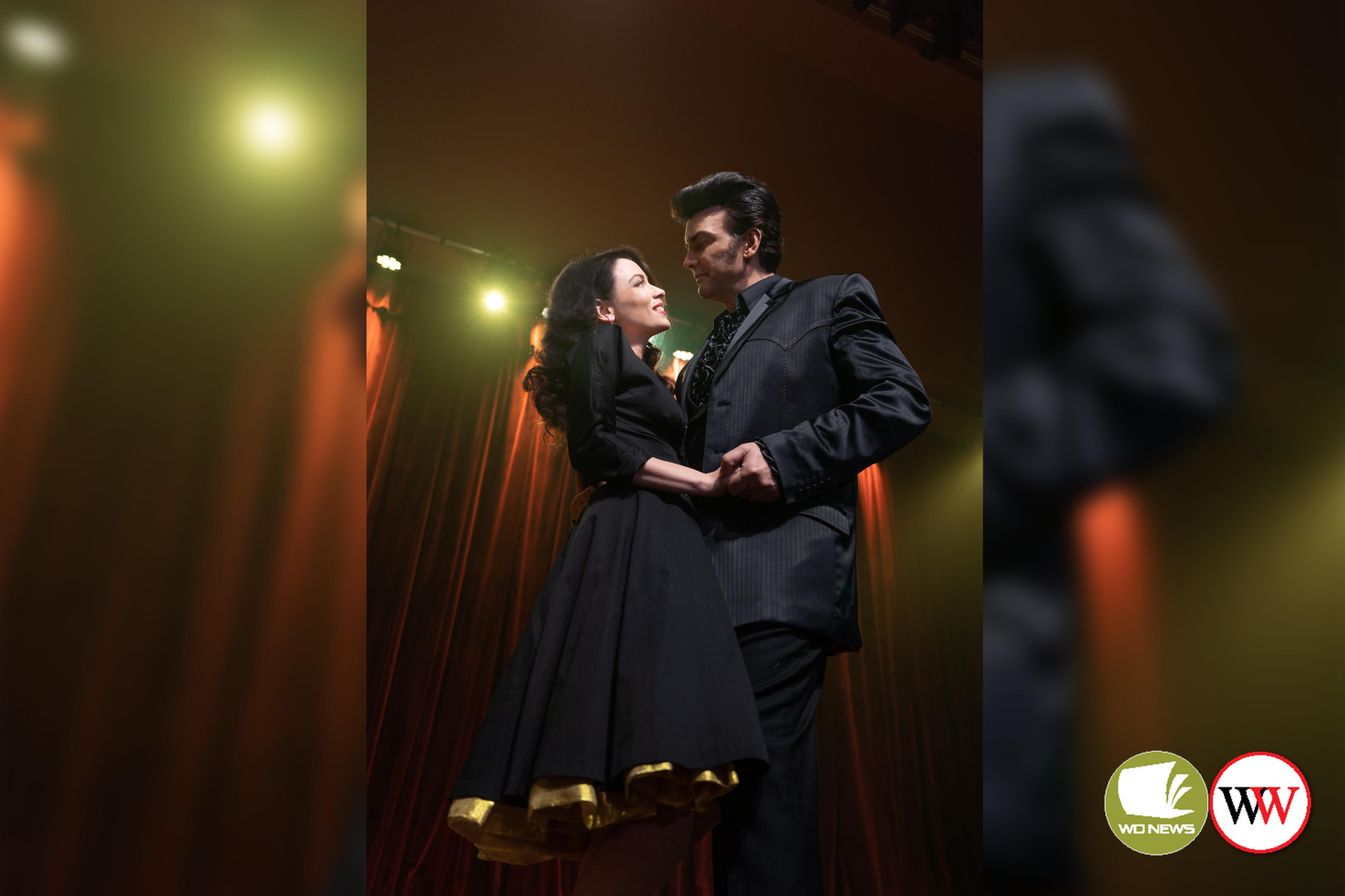 Mark and Joanne Caliguiri perform as Johnny Cash and June Carter.
