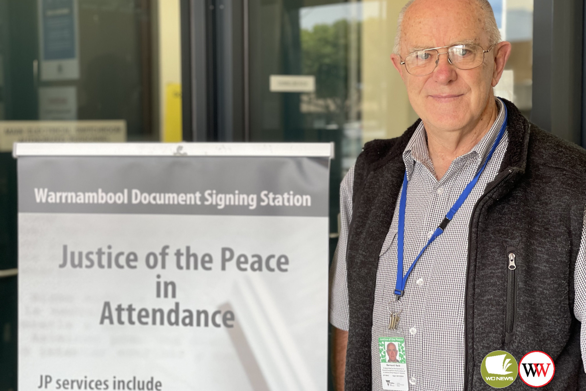 Bernie Reid is happy to see the ‘sign-in centre’ hours extended at Warrnambool police station.