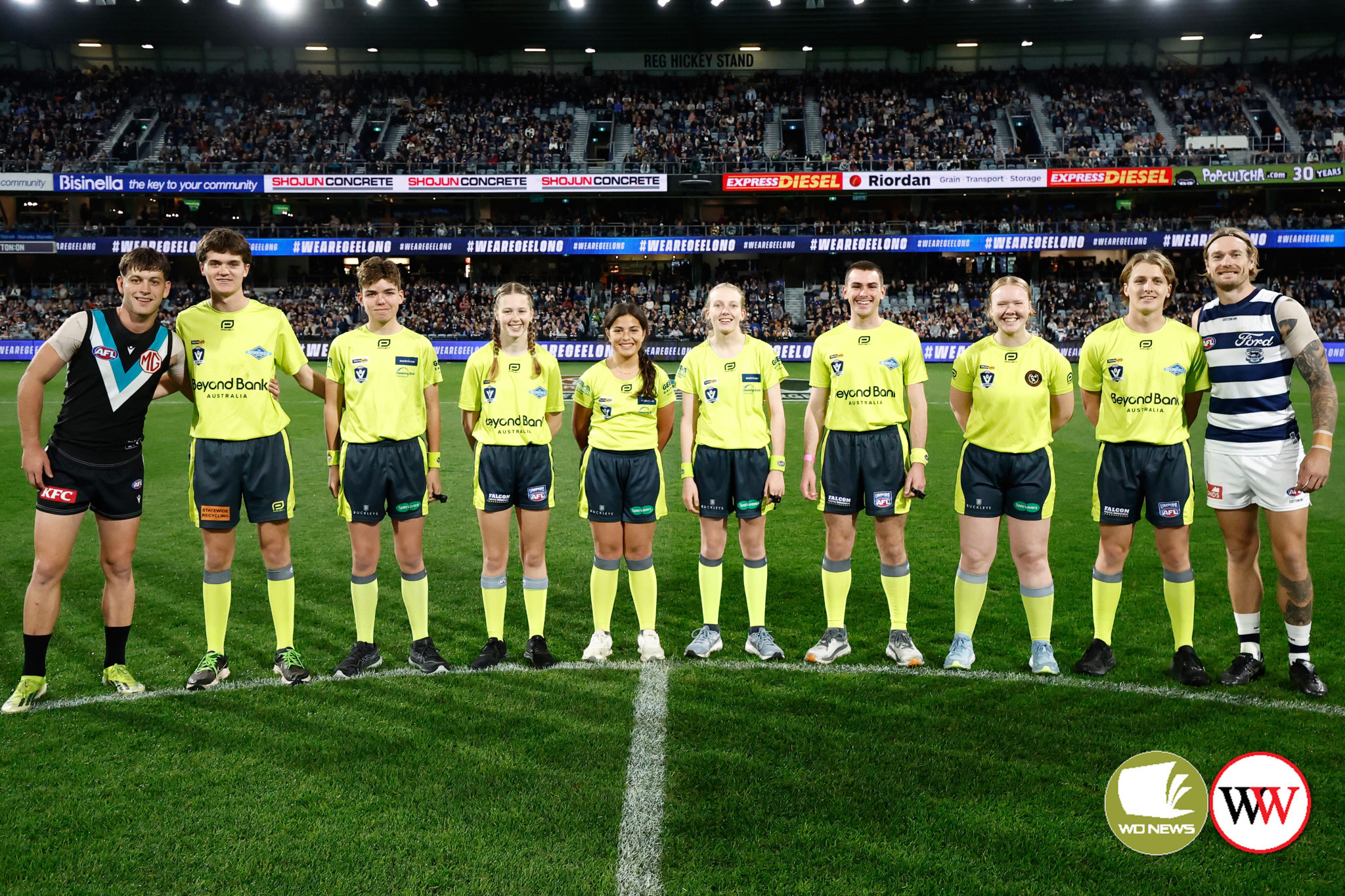 Teens officiate at Kardinia Park - feature photo