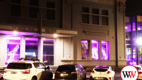 City turns purple