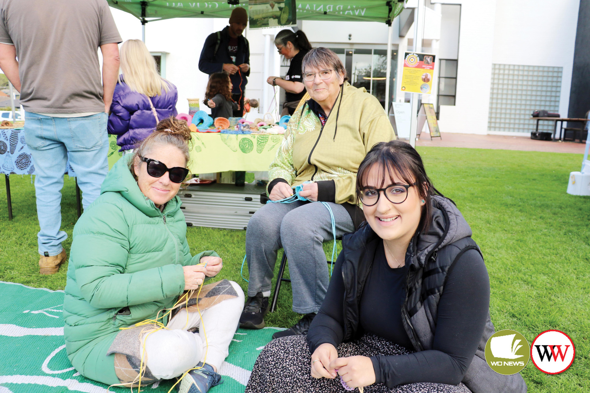 Tariah Andreiou, Kylie Thulbore and Sandra Aitken.