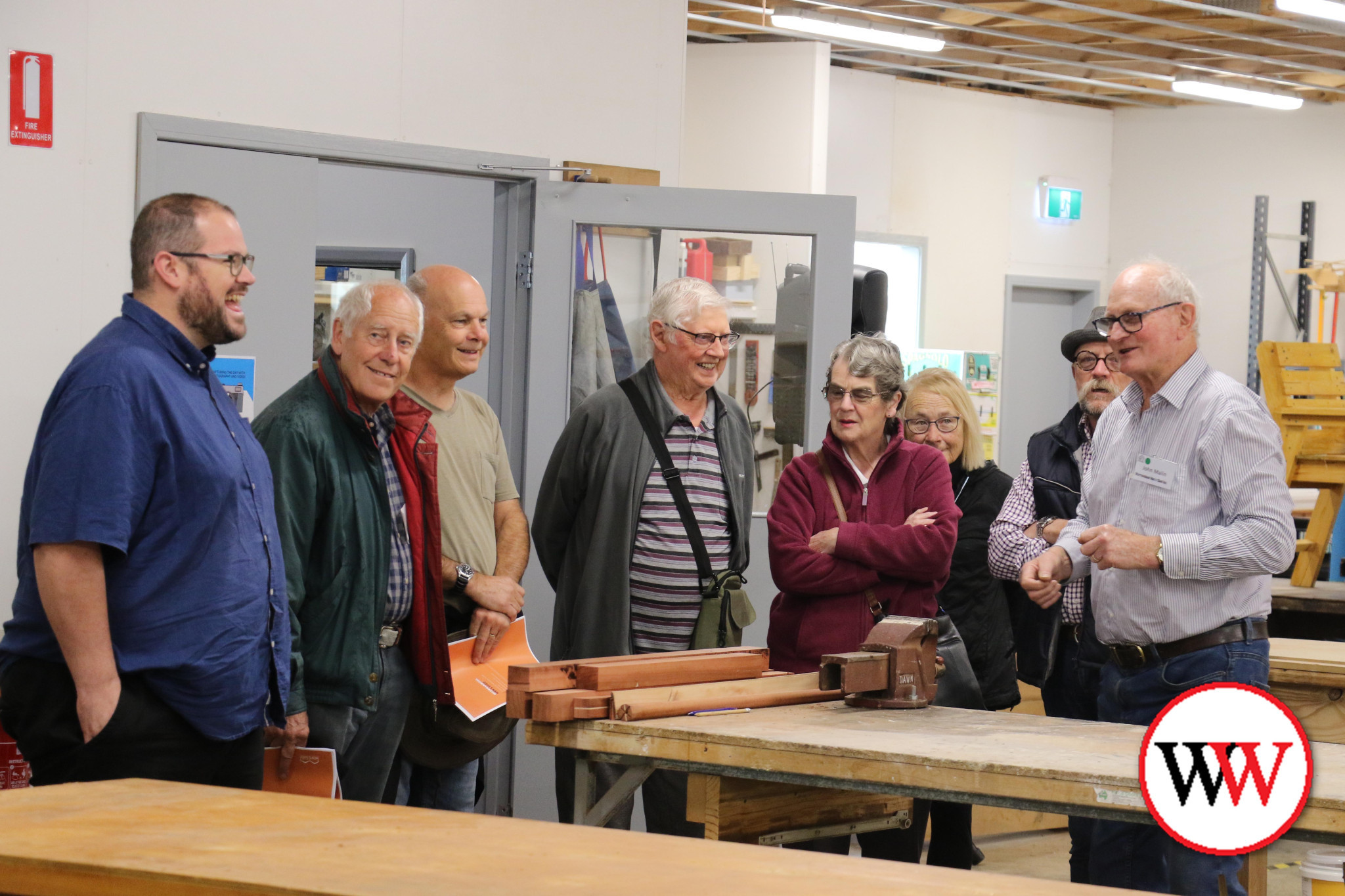 Visitors enjoyed a look inside the Warrnambool Men’s Shed last weekend.