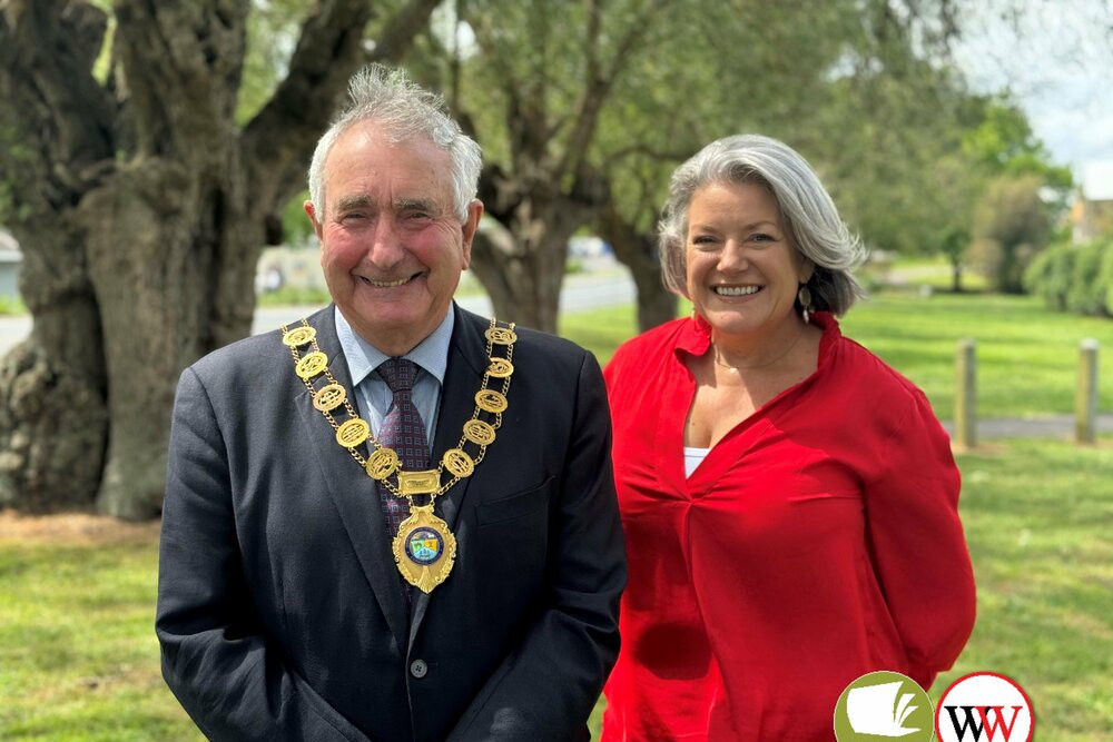 Moyne mayor Cr Ian Smith and deputy mayor Cr Karen Foster.