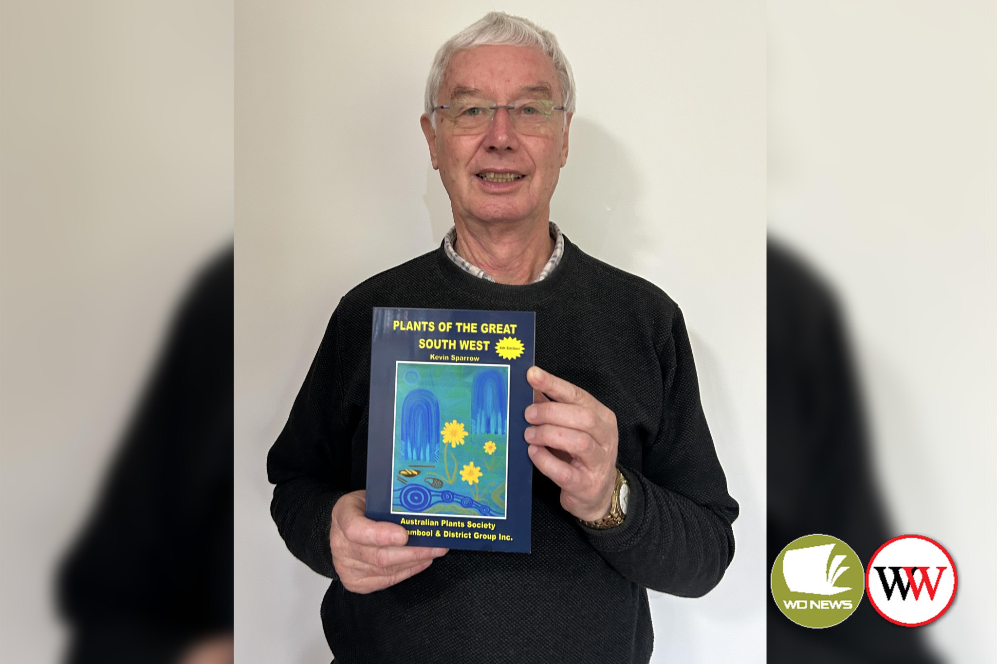 Author of ‘Plants of the Great South West’ Kevin Sparrow launched the book’s fourth edition in Warrnambool last week