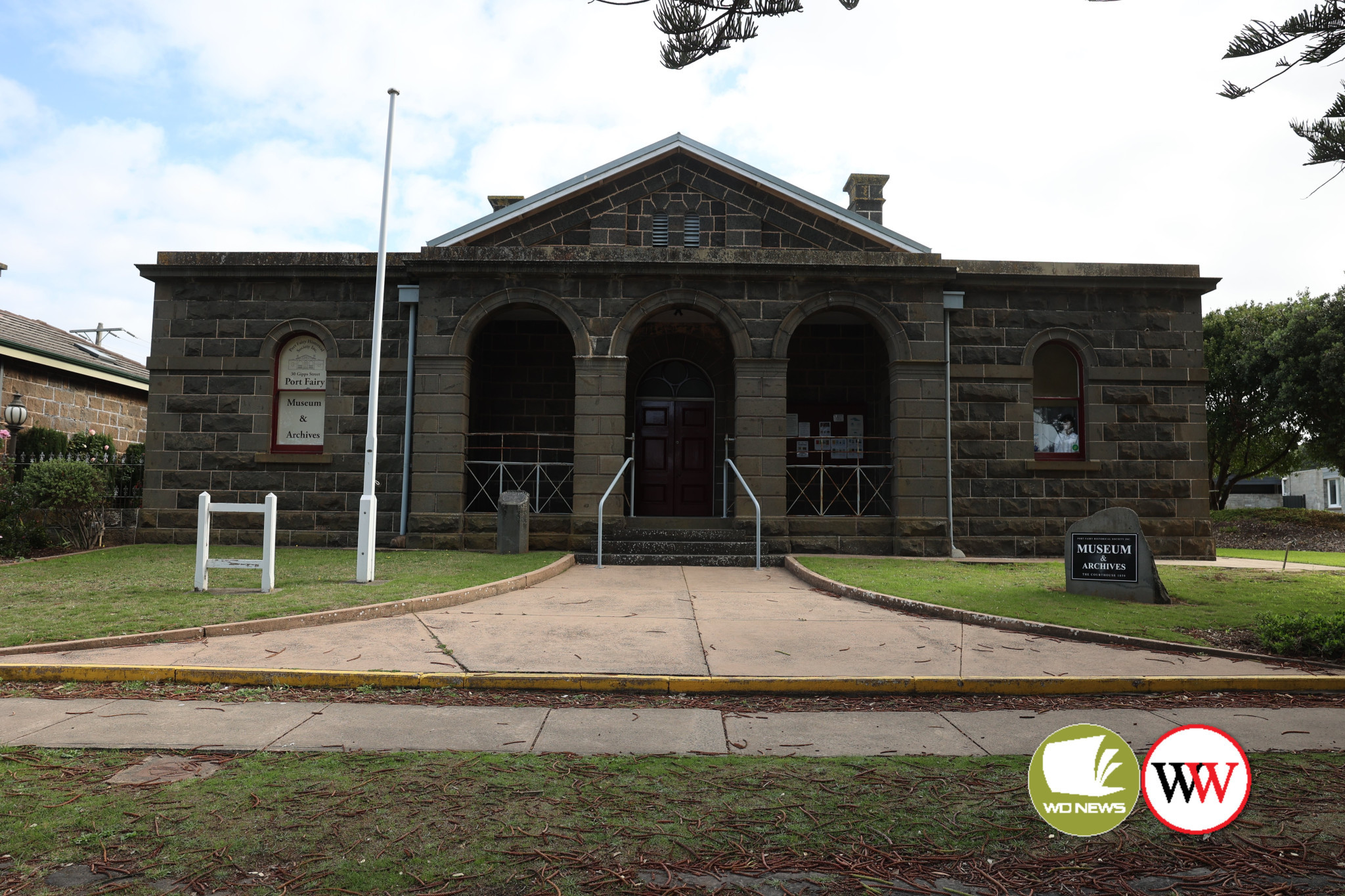 The former courthouse in Port Fairy will be open to the public over the weekend of May 25 and 26.