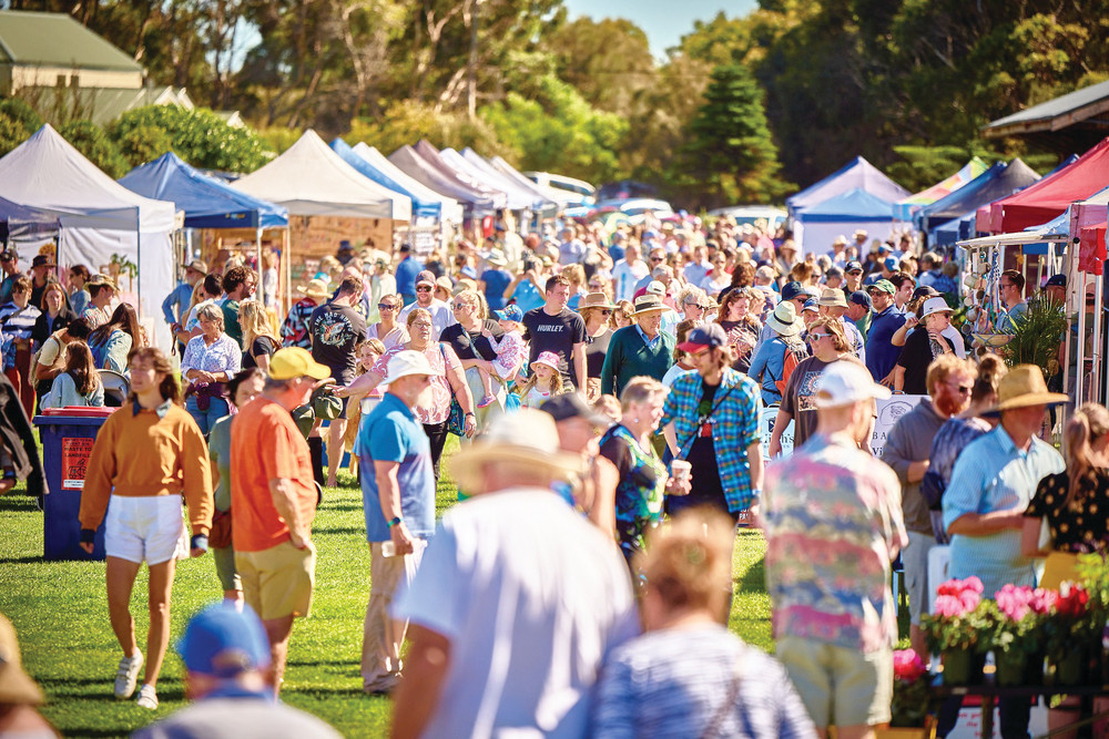 Spoilt for Choice: Port Fairy Easter market.