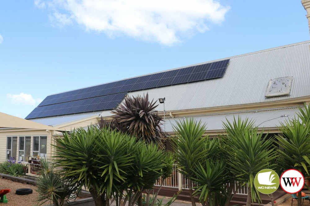 Solar panels at Merri Kindergarten.