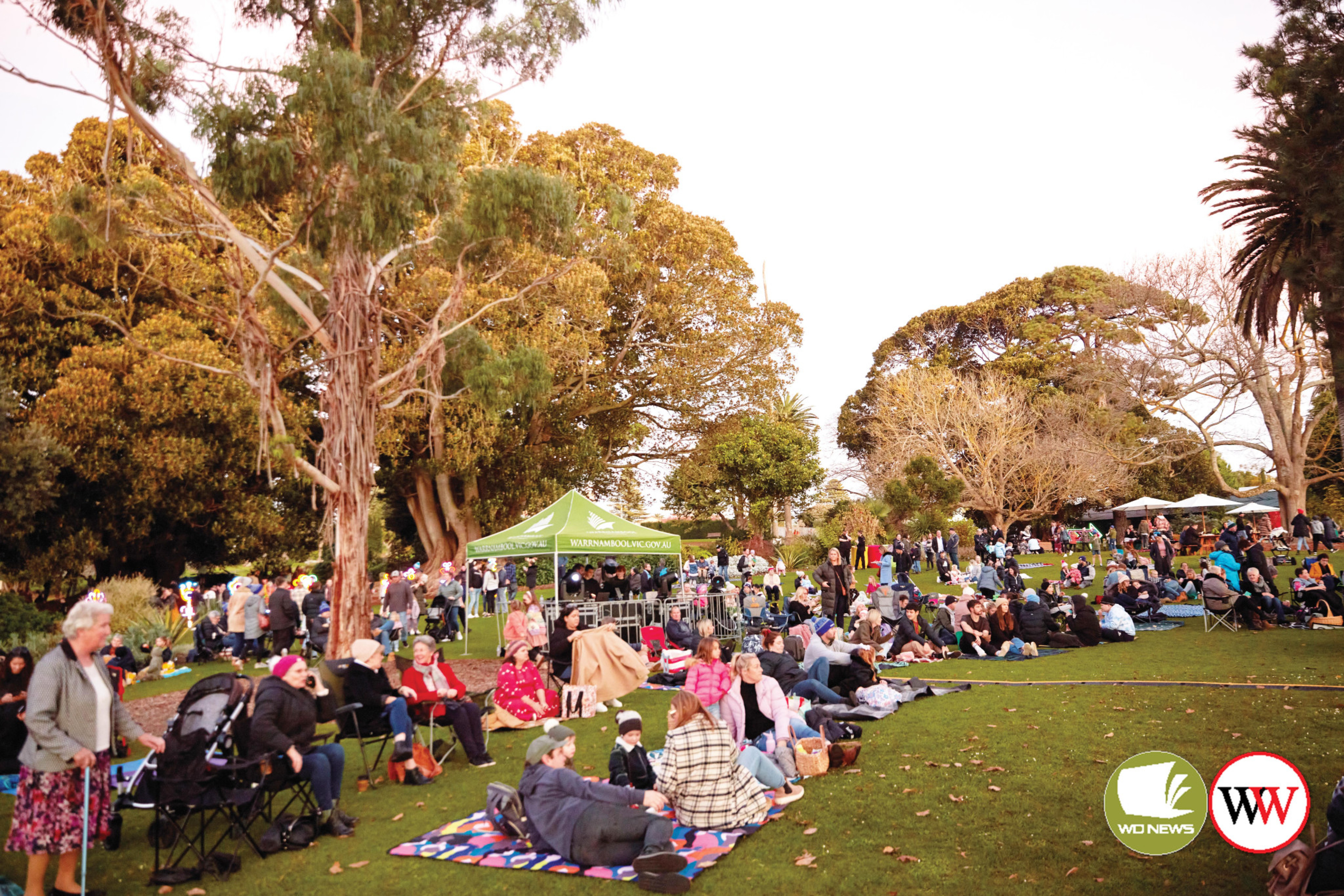 Last year’s Solstice attracted big crowds to the Botanic Gardens. The event has been moved to Lake Pertobe