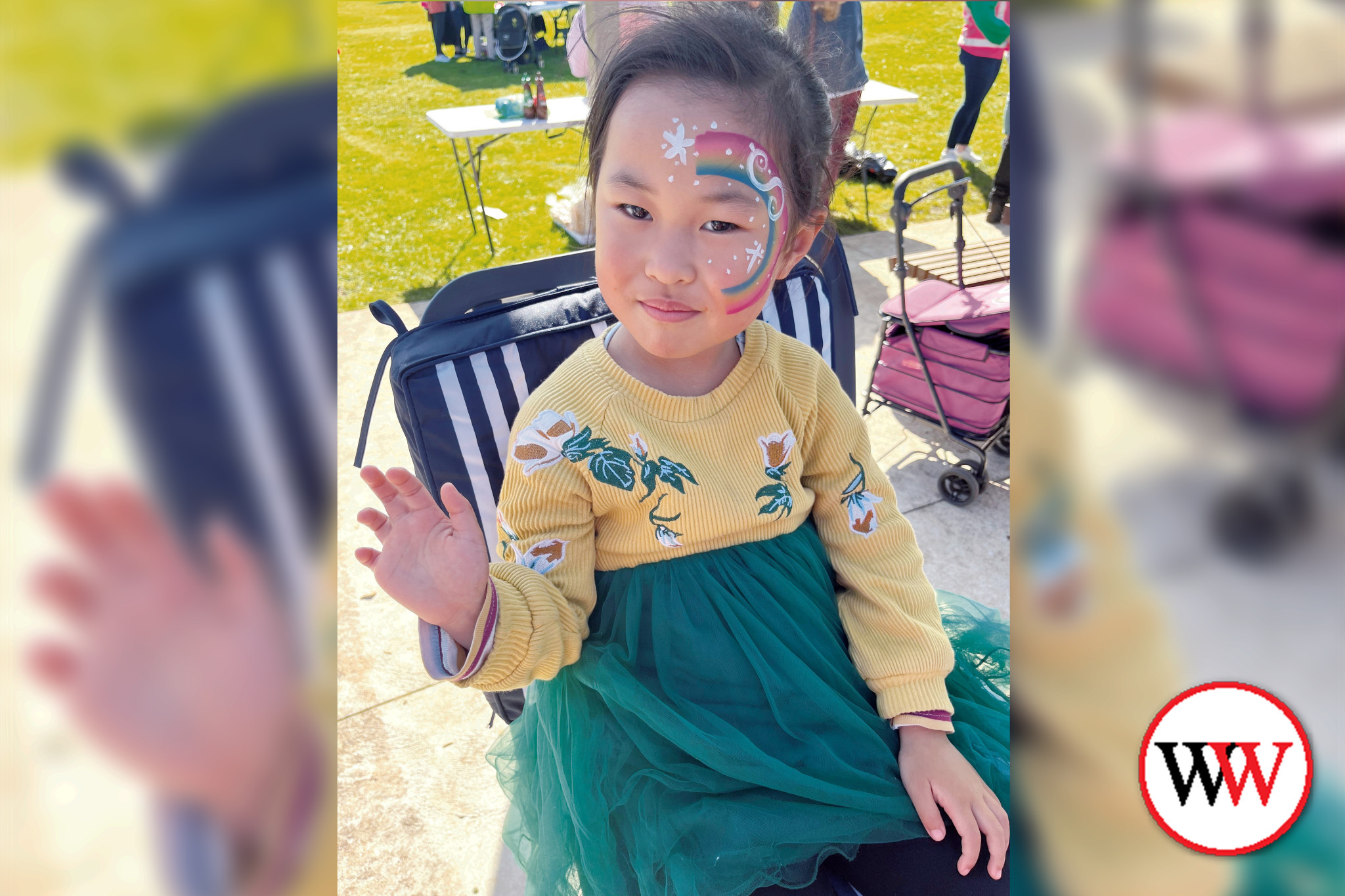 Face painting will also be on the program this Sunday.