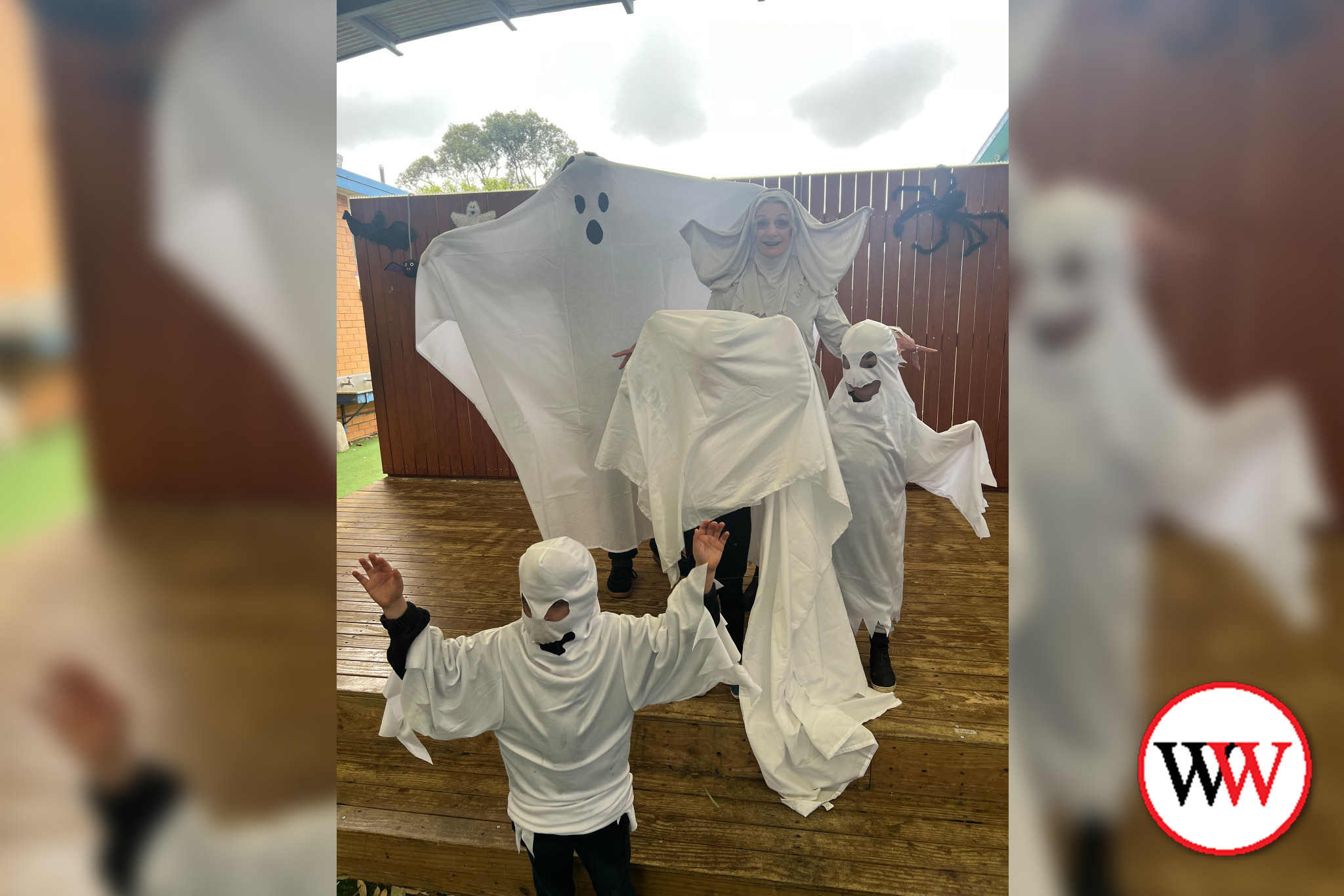 There were plenty of ghosts floating about the schoolgrounds for Wicked Wednesday.