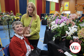 Wendy Alderman and her mum, Helen Daams of Warrnambool, enjoyed their trip to the orchid show.