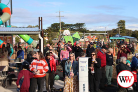 Large crowds gathered for the official opening last Friday afternoon.