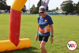 Port Fairy’s Judy Pollock enjoyed the six kilometre walk, saying it was a “great way to start the day” for the 84 year-old.