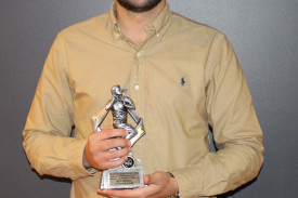 Division two bowling average winner, Ben Heard.