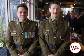 Lance Corporal Christopher Simpkin and Private Luca Douglas (87 Warrnambool).