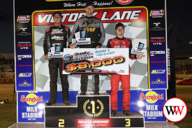 ~ Speedweek Round Five ~ 1st place Jamie Veal, 2nd place Jordan Rae, 3rd place Garet Williamson