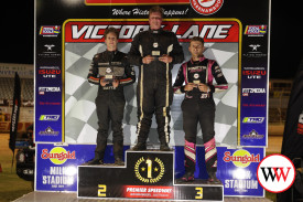 ~ Street Stocks ~ 1st place Peter Kinnear, 2nd place Steven Watts, 3rd place Mitch Viney