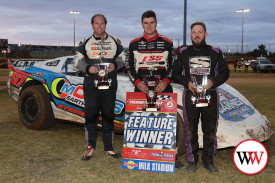 ~ Super Sedans ~ 1st place Brock Atkins, 2nd place Trent Wilson, 3rd place Callum Harper