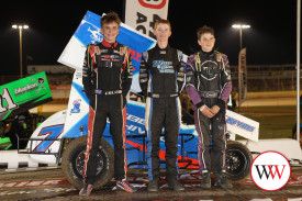 JUNIOR FORMULA 500s: 1st Hugo Chivell, 2nd Cruz Farrell, 3rd Chase Van Ginneken